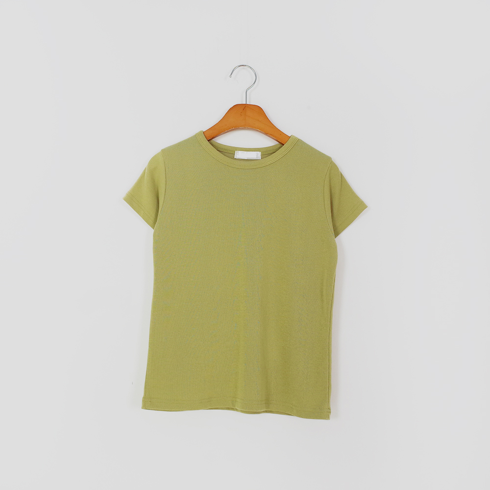 반팔 티셔츠 옐로우 색상 이미지-S1L39