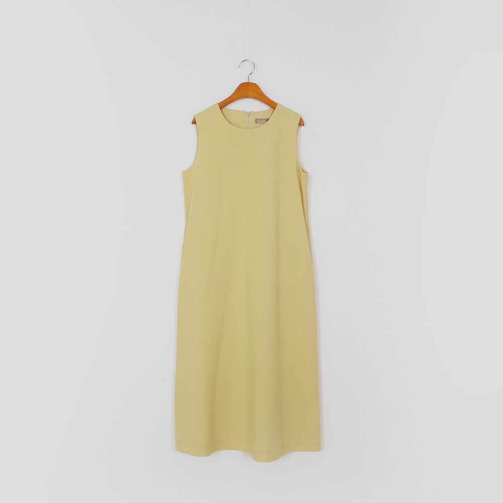 긴 드레스 옐로우 색상 이미지-S1L31